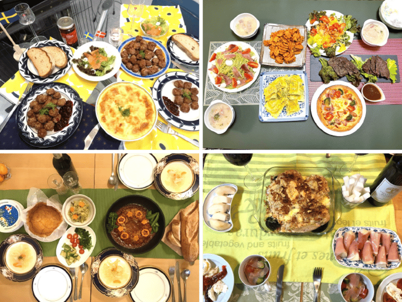 クリスマスの食卓