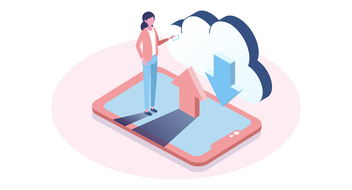 日本最大級、1億人規模のネットワークイメージイラスト