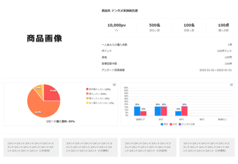 実施終了報告書イメージ